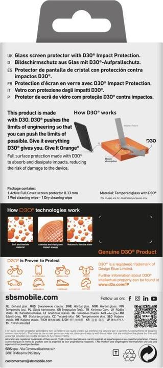 Actual product image SBS Backcover (Apple iPhone 16)