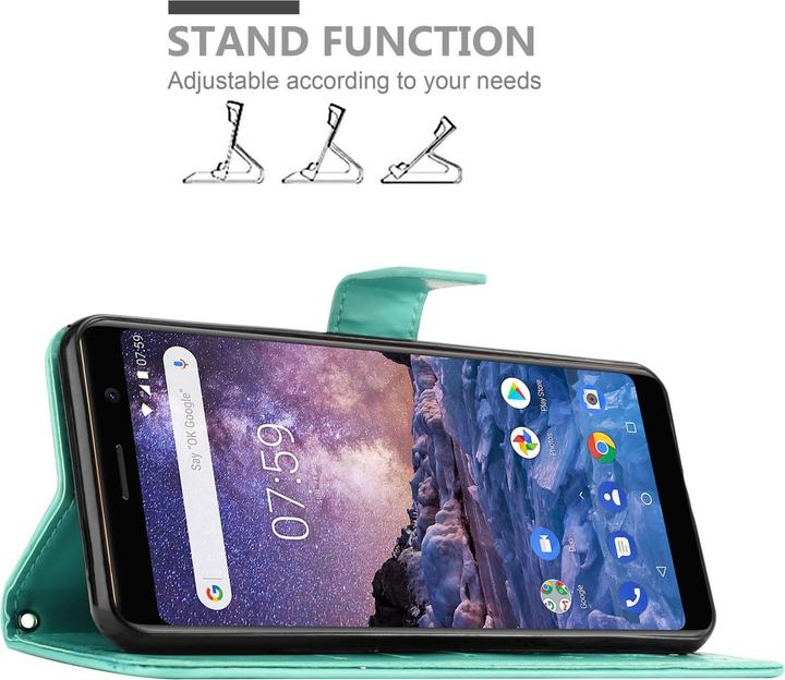 Immagine prodotto Cadorabo Custodia a libro floreale per Nokia 7 PLUS (Nokia 7 Plus)