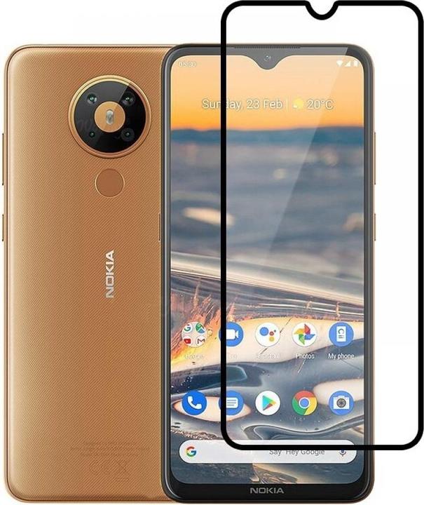 Produktbild Screenguard Nokia 5.3 Full Screen Panzerglas Schutzfolie 2.5D 9H (1 Stück, Nokia 5.3)