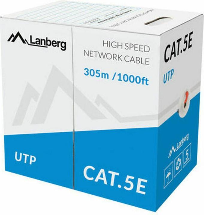 Produktbild Lanberg LCU5-10CC-0305-R Netzwerkkabel 305 m Cat5e U/UTP (UTP) Rot (U/UTP, CAT5e, 305 m)