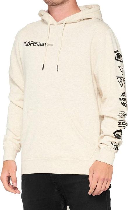 100% Felpa con cappuccio Super Future Bianco Taglia XL (XL)