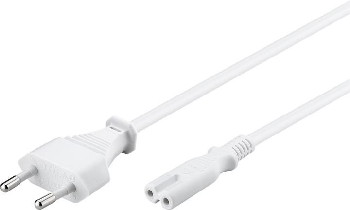 Produktbild Goobay Euro Anschlusskabel, 1,5 m, Weiss (1.50 m)