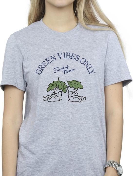 Immagine prodotto Disney Chip 'n Dale Green Vibes Only Maglietta Ampia Donna (M)