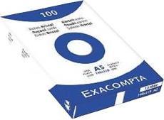 Produktbild Exacompta Karteikarten (210 x 297 mm, 205 g/m², 100 x)