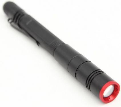 Actual product image Rs Pro Torch, LED, Rechargeable / 2x AAA, 400lm, 75m, IPX4, Black (15.50 cm, 400 lm)