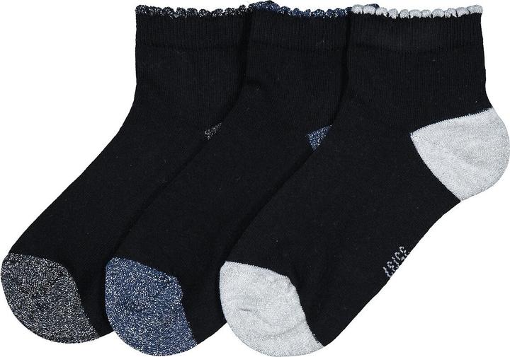 Produktbild La Redoute Collections 3er-Pack Kurzsocken mit Glitzerdetails (3er Pack, 35, 37)
