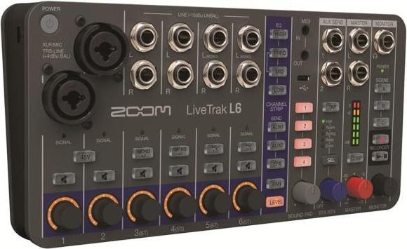 Immagine prodotto Zoom LiveTrak L-6 (Mixer da studio e live)