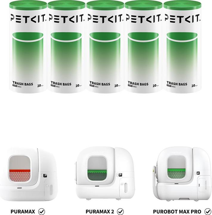 Image du produit Petkit Sac poubelle pour bac à litière (applicable avec Purobot Ultra/ Purobot Max Pro/ Pura Max 2)