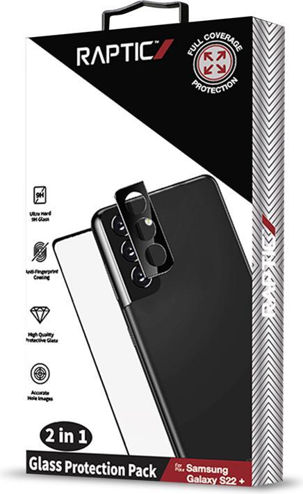 Actual product image X-Doria Raptic Glass Protection Pack - Tempered Glass + Cover for Samsung Galaxy S22 + (1 Piece, Samsung Galaxy S22+)