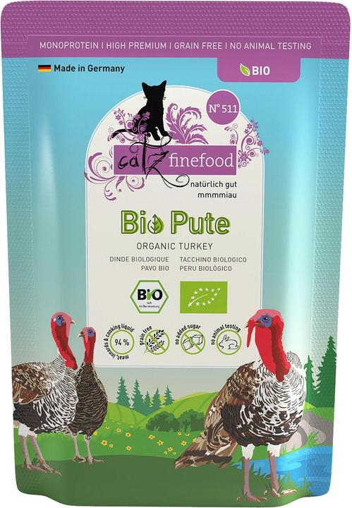 Produktbild Catz Finefood Bio No.511 Truthahn (Adult, 1 Stk., 85 g)