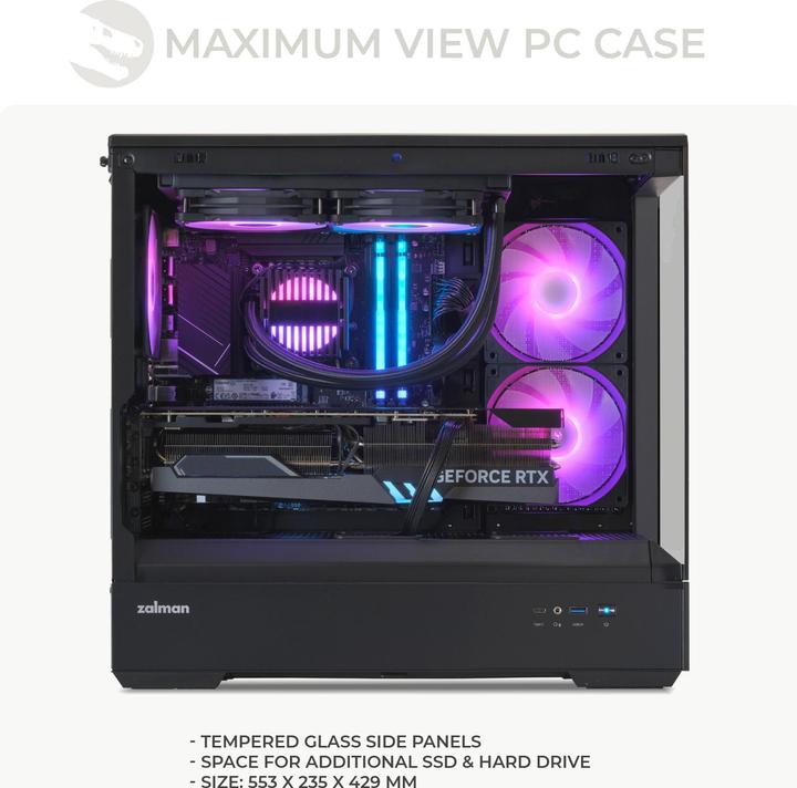 Produktbild Sedatech Ultimate Gaming PC - UCCA835I1I1HF (AMD Ryzen 7 9800X3D, 32 GB, 2000 GB, GeForce RTX 5080)