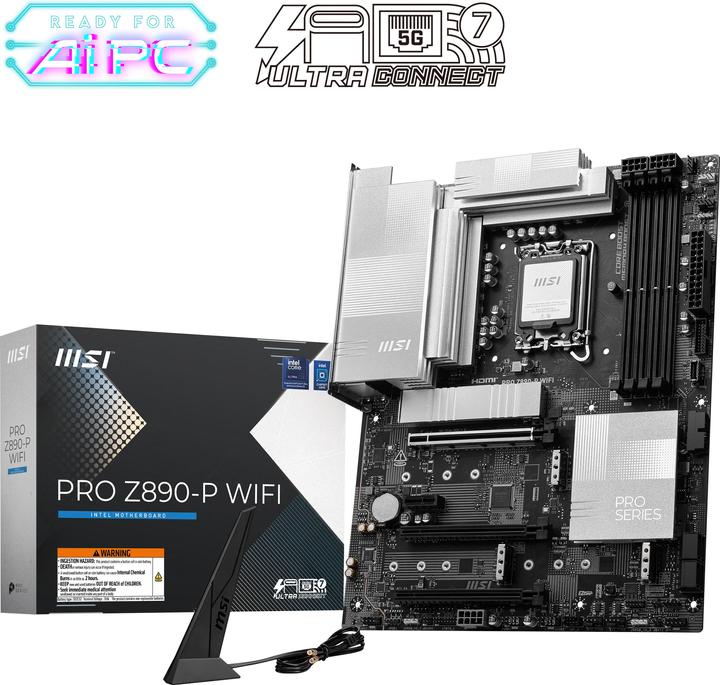 Produktbild MSI PRO Z890-P WIFI (LGA 1851, Intel Z890, ATX)