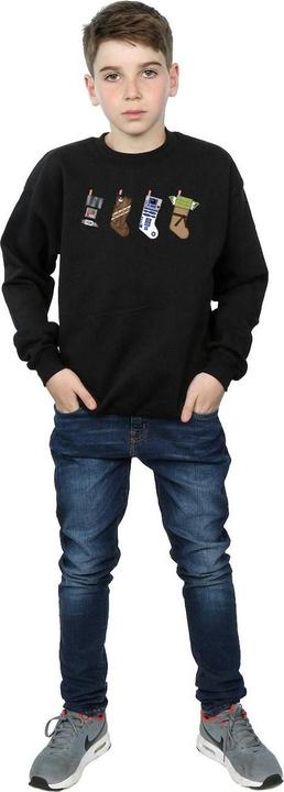 Actual product image Star Wars Boys Christmas Stockings Sweatshirt (116)