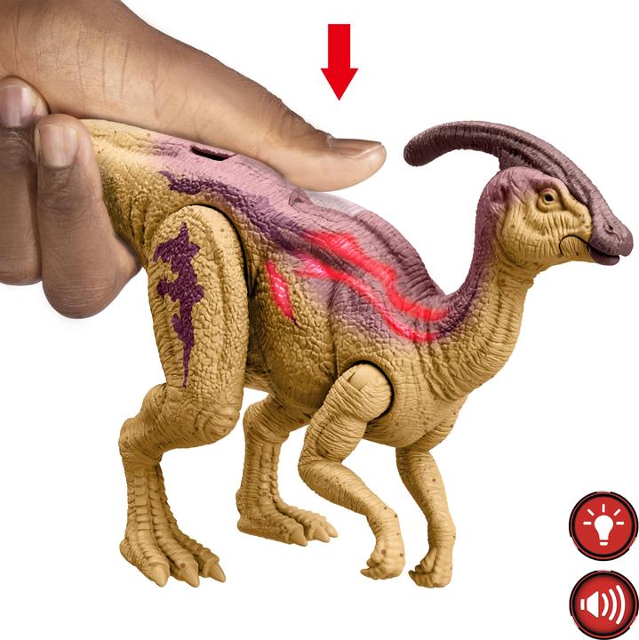 Actual product image Jurassic World Wild Roar - Parasaurolophus