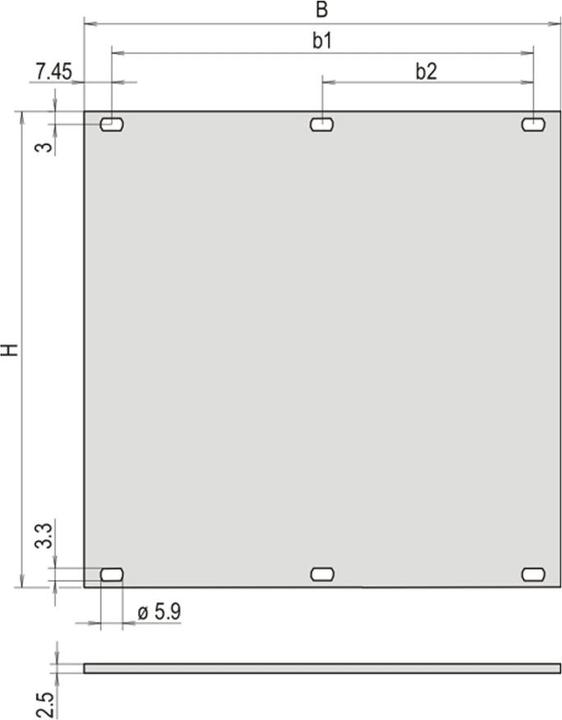 Produktbild Schroff Frontblenden