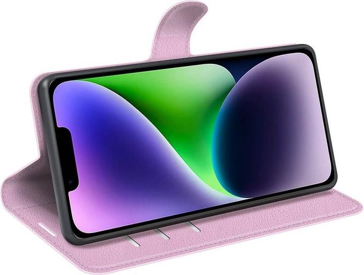 Actual product image Cover-Discount iPhone 15 - Leather Case Cover pink (Apple iPhone 15)