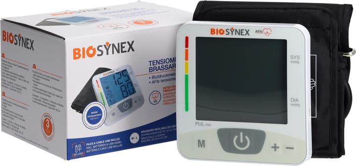 Actual product image Biosynex Blutdruckmessgerät Afib (Blood pressure monitor upper arm)