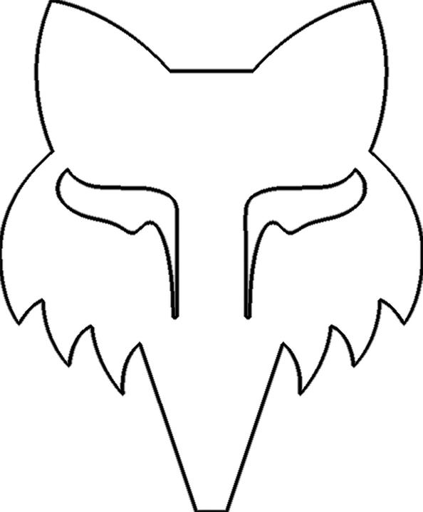 Image du produit Fox STICKER 23 F-HEAD 2.5" - DIE CUT VIN