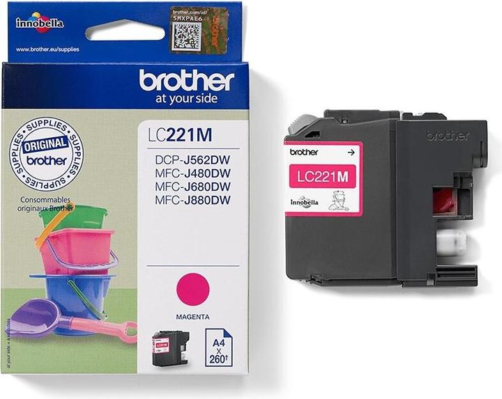 Actual product image Brother Lc-221m (M)