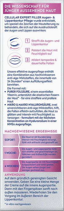 Immagine prodotto NIVEA Filler cellulare esperto (Crema, 15 ml, Giorno + Notte)