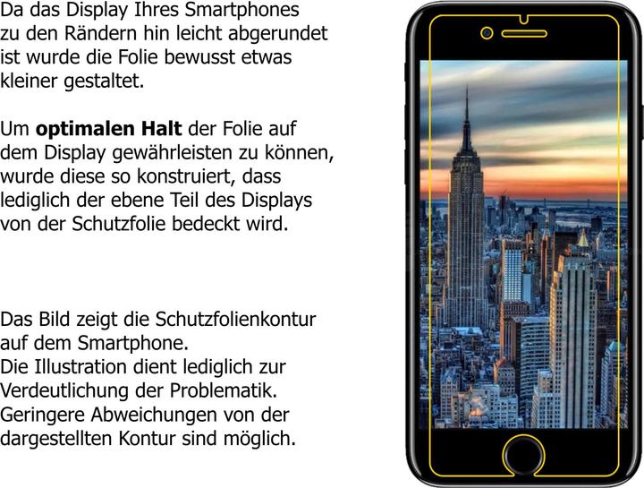 Immagine prodotto Dipos Pellicola Protettiva Anti-Shock (2 Pezzo/i, Apple iPhone SE (seconda generazione), Apple iPhone SE (terza generazione))