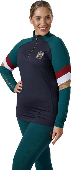 Actual product image Aubrion Womens/Ladies Quarter Zip Long-Sleeved Base Layer Top (L)