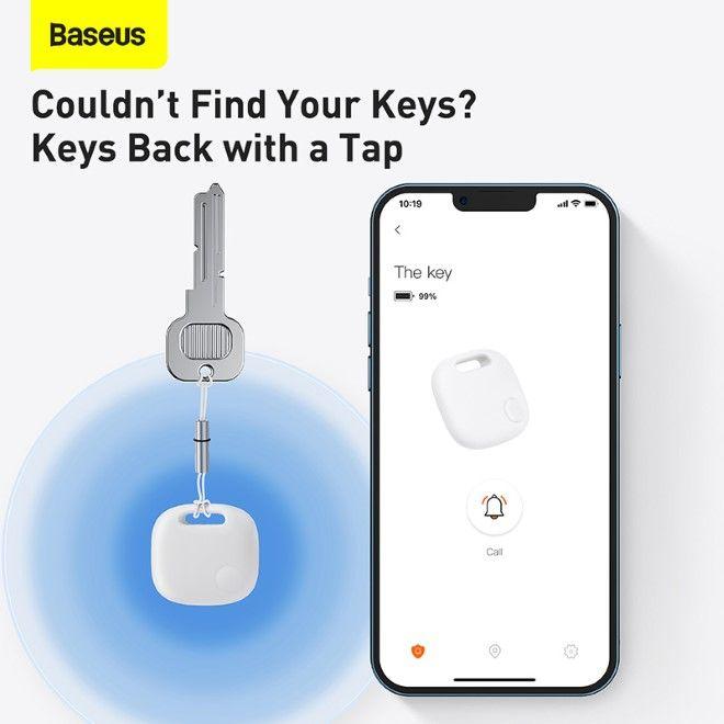 Produktbild Baseus T2 Pro Smart GPS Locator for Baby Bag Keys White (FMTP000002) (Android, iOS)