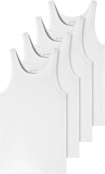 Image du produit Schiesser Lot de 4 - 95/5 - maillot de corps en coton organique (L)