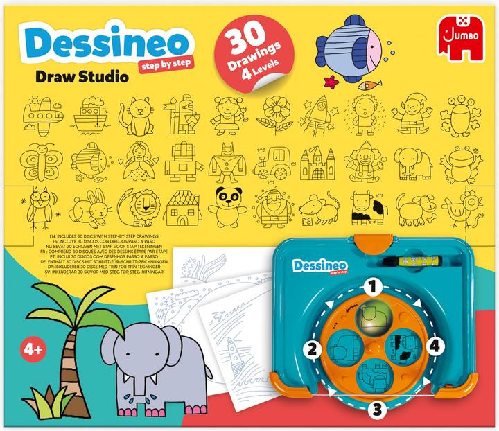 Productafbeelding Jumbo Dessineo Atelier voor dessin (Meertalig)