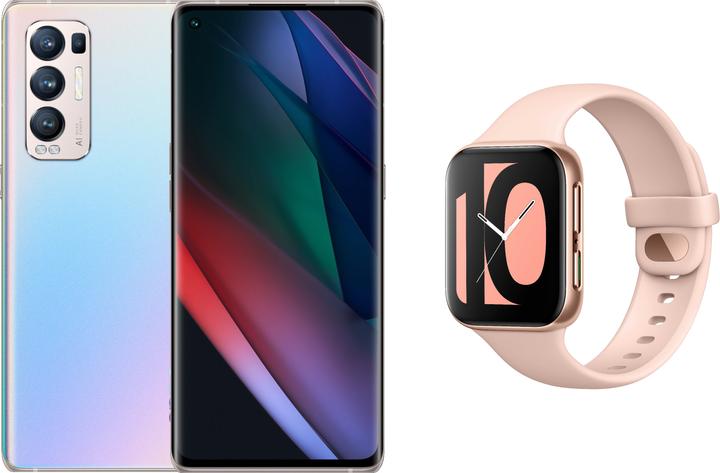 Produktbild OPPO Find X3 Neo + Watch Rose Gold