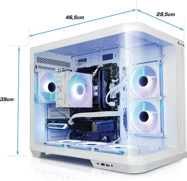 Produktbild Kiebel Panorama Curve VIII (AMD Ryzen 7 8700F, 32 GB, 1000 GB, GeForce RTX 5070)