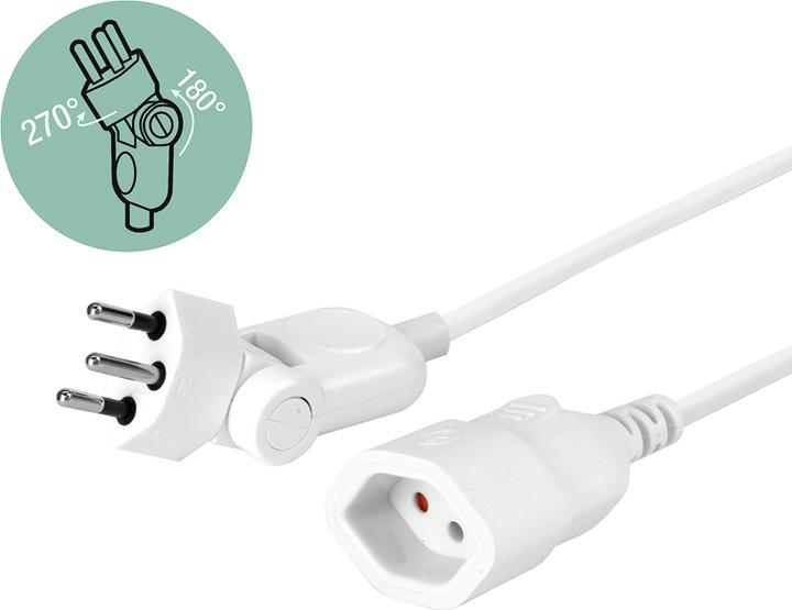 Produktbild Steffen Verlängerungskabel mit Klappstecker (3 m, Typ 13)