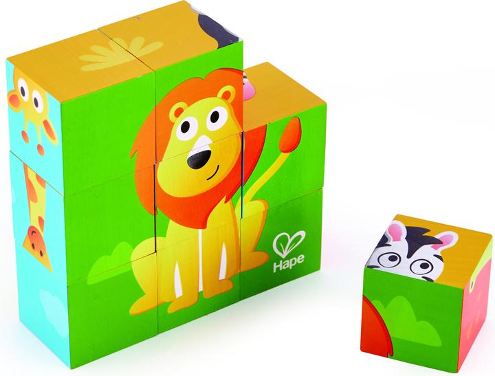 Hape Blockpuzzle Dschungel (9 Teile)