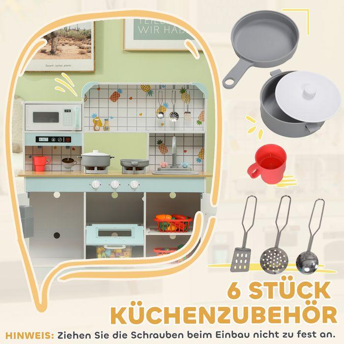 Produktbild Swisshandel24 Kinderküche, Spielküche mit Lichtern, Geräuschen, Kaffeemaschine, Weiss