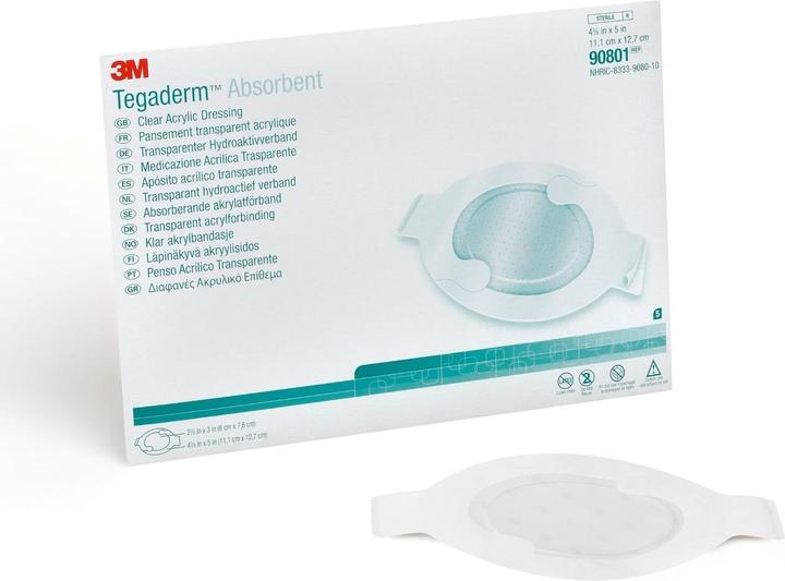 Actual product image 3M Tegaderm Absorb Wundverband 11.1x12.7cm 10 Stk (10 x)