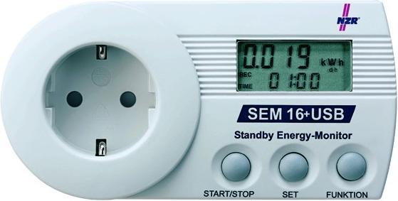 NZR SEM16 Moniteur d'énergie en veille de haute précision 1x230V 08030301