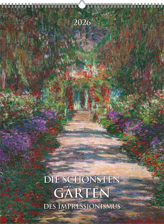 Immagine prodotto Alpha Edition Die schönsten Gärten des Impressionismus 2026 - Bild-Kalender 42x56 cm - Kunst-Kalender - (Tedesco)
