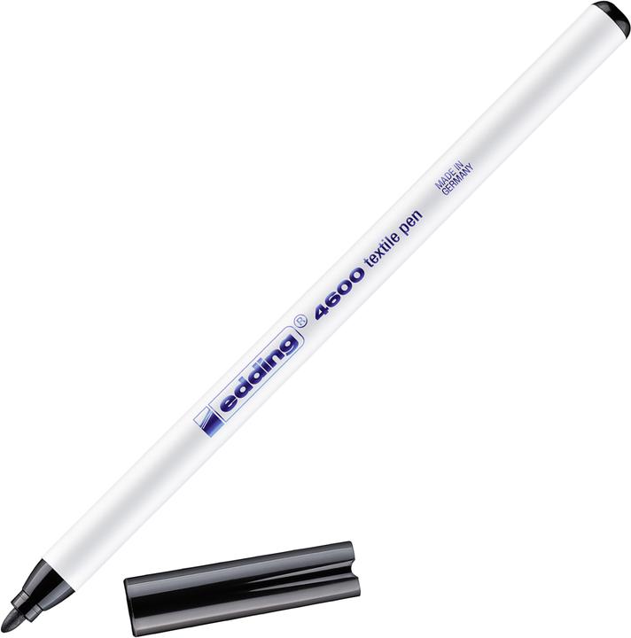 Produktbild Edding 4600 - T-Shirt-Pen (Black, 1 mm, 1 x)