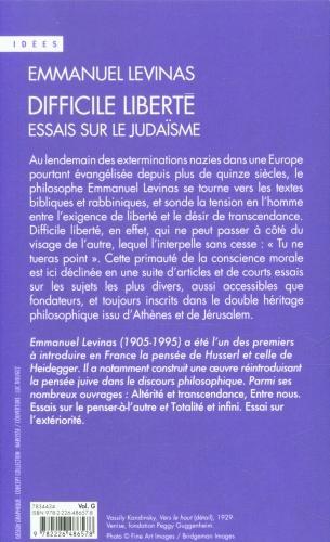 Immagine prodotto Albin Michel Difficile liberté : essais sur le judaïsme (Francese, Levinas Emmanuel, 2023)