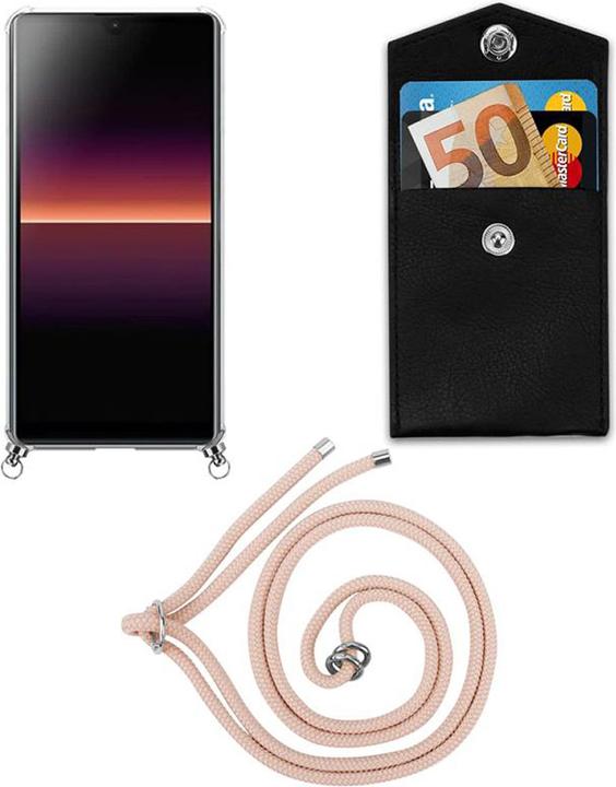 Produktbild Cadorabo TPU Handy Kette SILBER Cover