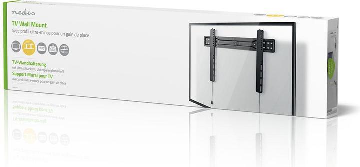 Produktbild Nedis Feststehende TV-Wandhalterung - 37-70" - Max. 35 kg - Ultraschlank - Automatische Federvers (Wand, 70", 35 kg)