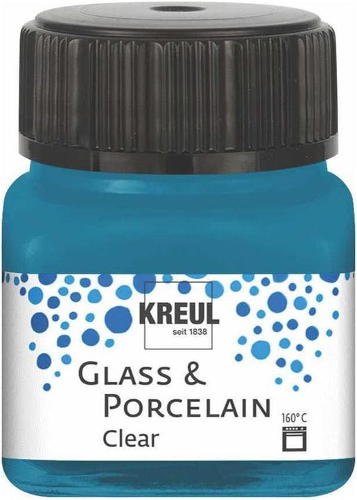 Produktbild Kreul Porzellan- und Glasfarbe (Cyanblau, 20 ml)