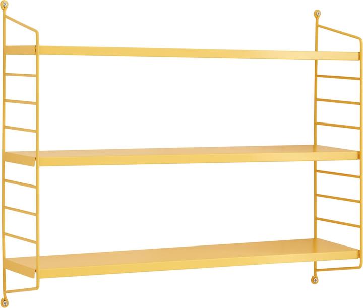 Image du produit En.Casa Étagère murale modulaire Strängnäs Jaune, mat