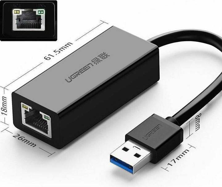 Produktbild Ugreen CR111 (USB 3.0, RJ45 (1x))