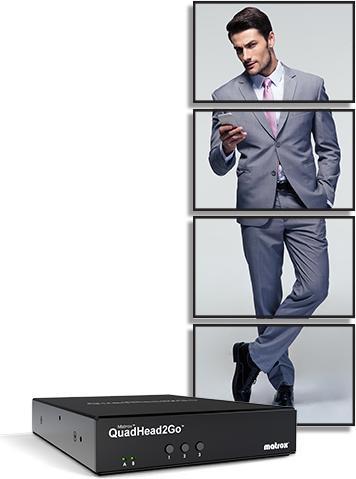 Actual product image Matrox QuadHead2Go Q155 Multi-Monitor Controller Appliance / Q2G-H4K