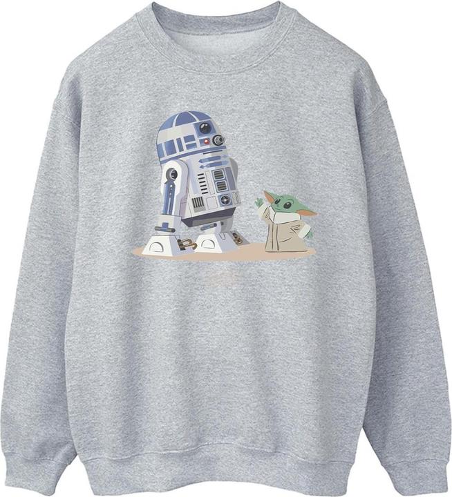 Star Wars The Mandalorian R2D2 And Grogu Sweatshirt (L)
