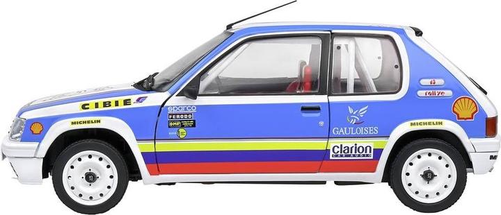 Image du produit Solido 1:18 Peugeot 205 Rallye 1.9L blanc