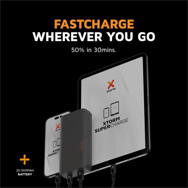 Image du produit Xtorm Go2 Series Fan Edition (20000 mAh, 20 W, 74 Wh)