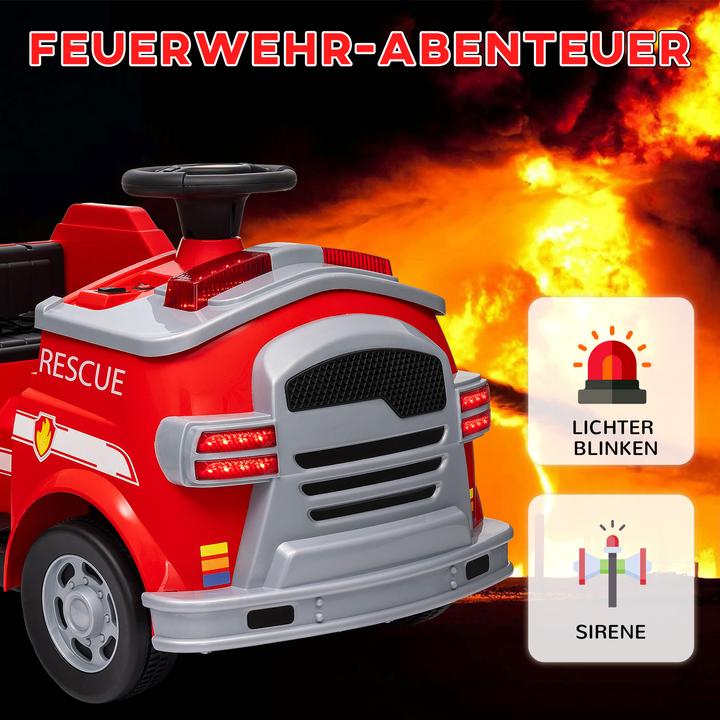 Produktbild Aiyaplay Kinder Elektroauto Kunststoff, Stahl Rot