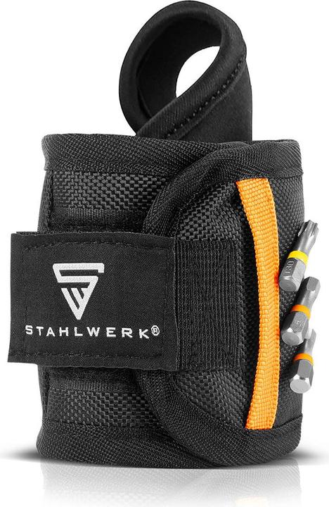 Produktbild Stahlwerk Magnet-Armband 2er Set für Heimwerker zur Befestigung am Handgelenk (2 x)